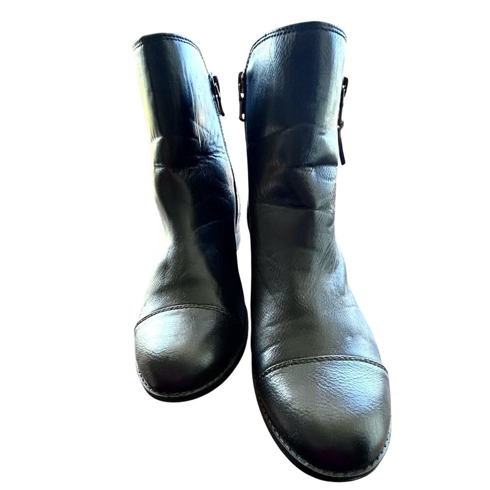 Chaps Page Women’s Booties Sz 9.5B Black NWOT 1” Heel Work Casual Going Out